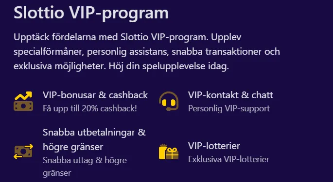Slottio VIP